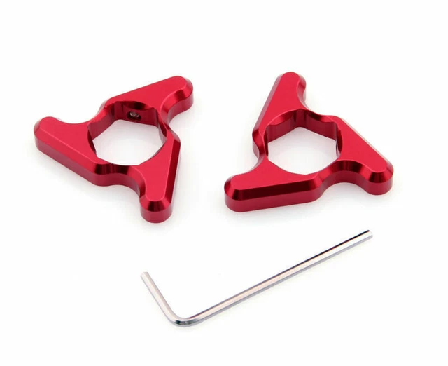 Molettes de réglage précharge fourche Pour Suzuki GSX-R 1100 YZF YZF 17mm Red