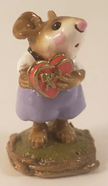 Wee Forest Folk - Be Mine - M-080 Annette Peterson Retired Boy Valentine