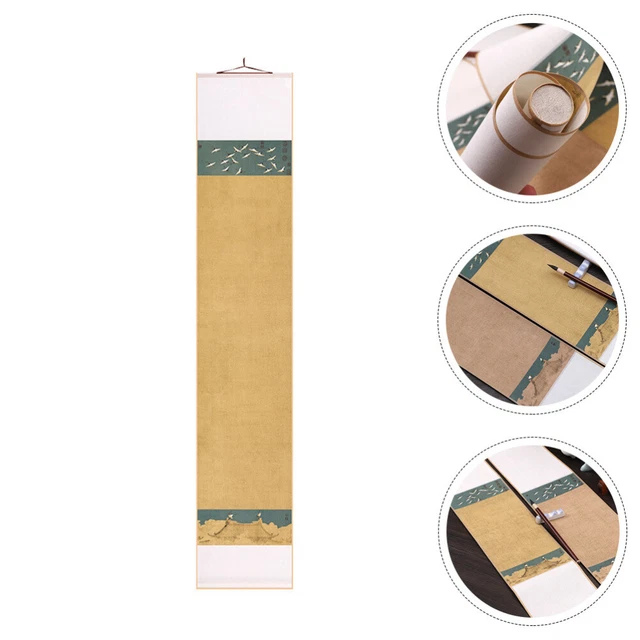 Papier Calligraphie Chinoise Vierge - Lot 2 Rouleaux - Pour Peinture Et écriture - Idéal Décoration Murale