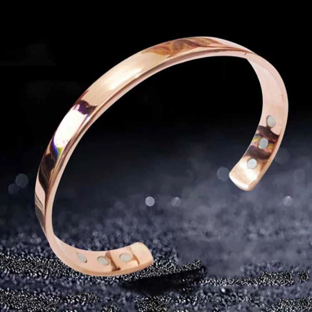 Pulsera Unisex Diseño Simple All Match Brillo Brillante Alivia