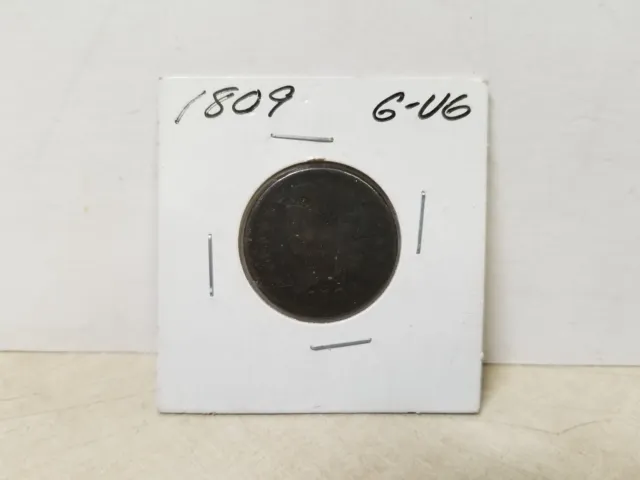 1809 6-VG Half Cent Coin