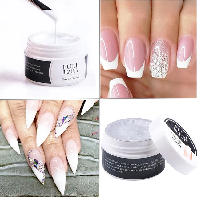 Unghie Building Colla Estensione Gel Soak Off UV Veloce Costruttore Poly Lucido