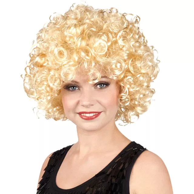 Damen Locken Perücke / Karneval Kaltwelle Dauerwelle Hausfrauen Kostüm Party