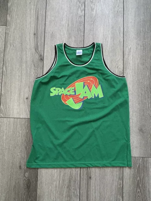 90’s Freeze Vintage Space Jam Tune Squad Jersey Shirt Men’s Size Small Green