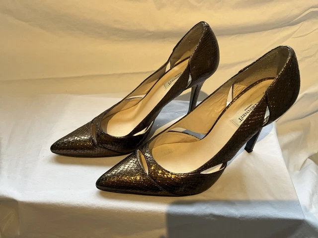 LK BENNETT BRONZE Snakeskin Courts Size 40 7.99 PicClick UK