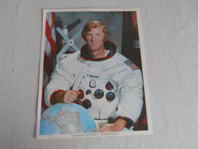 Apollo 9 NASA Litho original signiert Rusty Schweickart Space