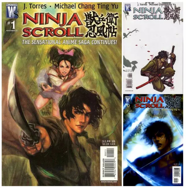 Ninja Scroll U PICK comic 1 2 3 4 5 6 7 8 9 10 11 12 VF/NM 2006 DC Wildstorm