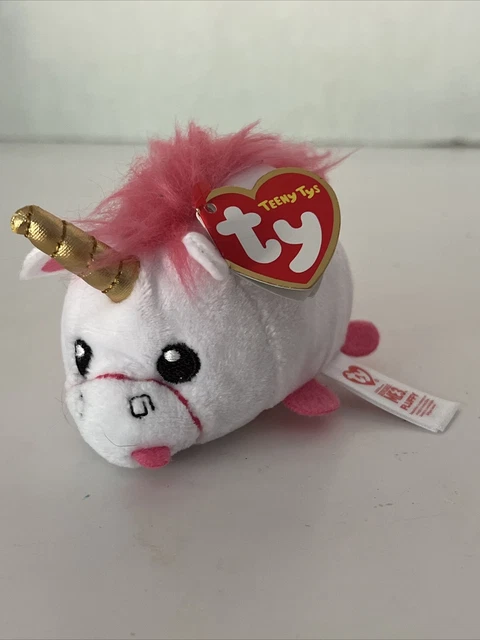 TY Beanie Boos Teeny Tys 4" FLUFFY the Unicorn (Despicable Me 3) Stackable Plush