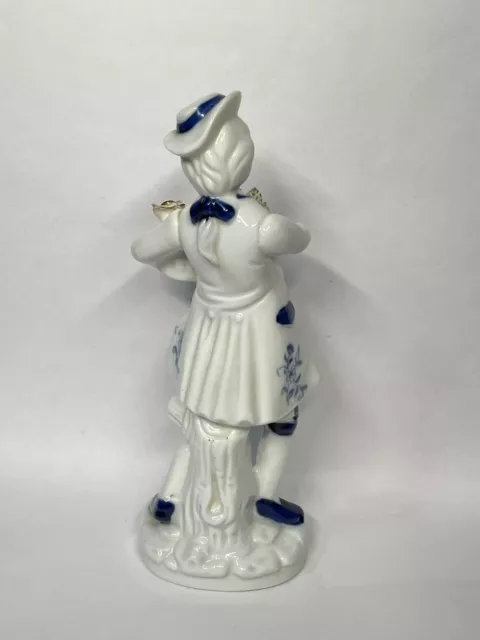 Alte Wunderschöne Porzellan Figur ca 19cm hoch Logo mit Krone TOP! #4097 2