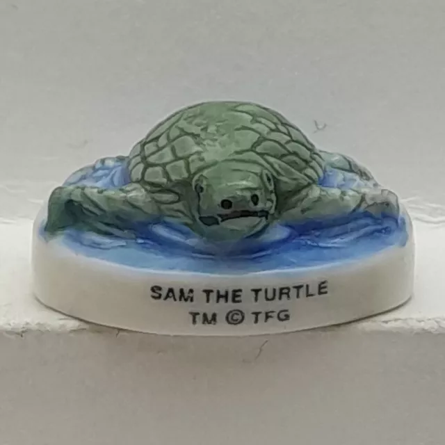 Fève Tourtue Sam the Turtle Sujet en porcelaine (192)