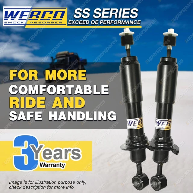 PAIR REAR WEBCO Shock Absorbers for Jeep Compass Patriot MK 2.0L 2.4L