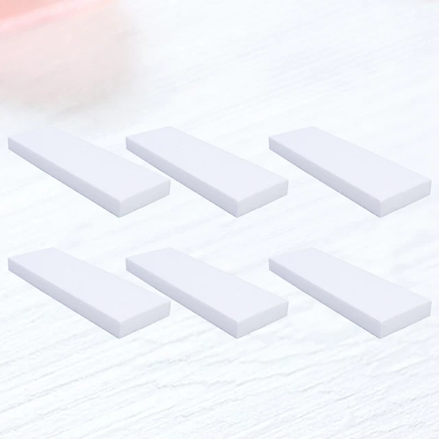 6 Pcs Smooth Craft Brick Decorative Flowers
