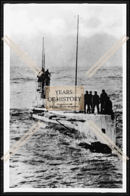 FOTO 1.WK WELTKRIEG 19141918 Unterseeboot UBoot U 22 mit Mannschaft