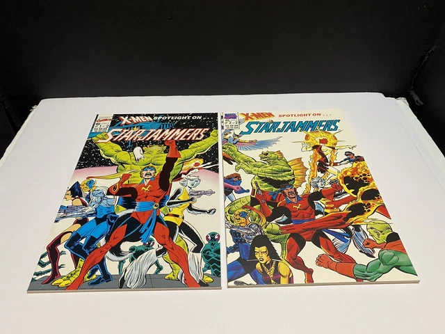 Marvel X-Men Spotlight on Starjammers #’s 1-2 Complete Set Mint