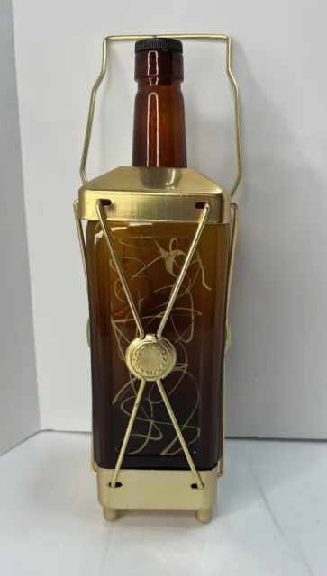 Vintage Mid-Century Swiss Harmony Inc. Musical Liquor Bottle Decanter