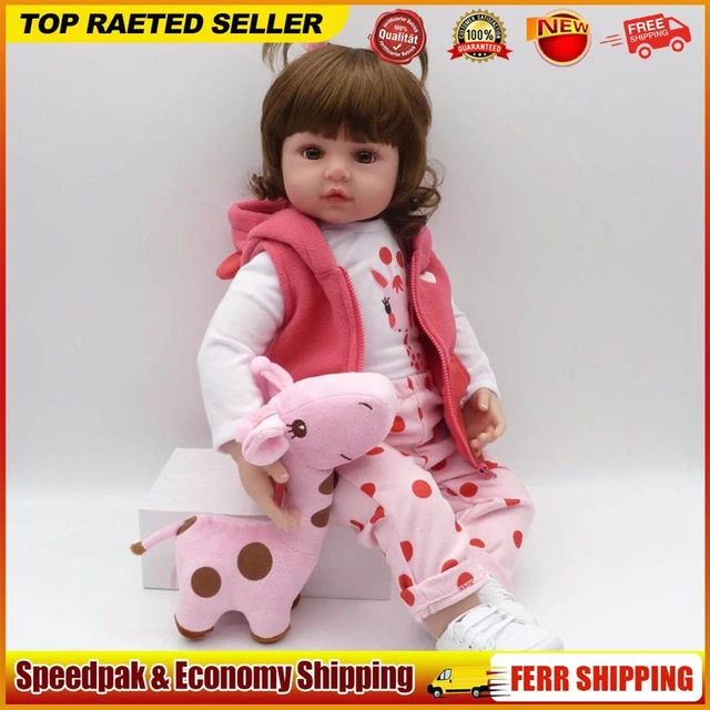 48cm Lifelike Reborn Doll Simulation Newborn Baby Soft Playmate Doll Kids Toys