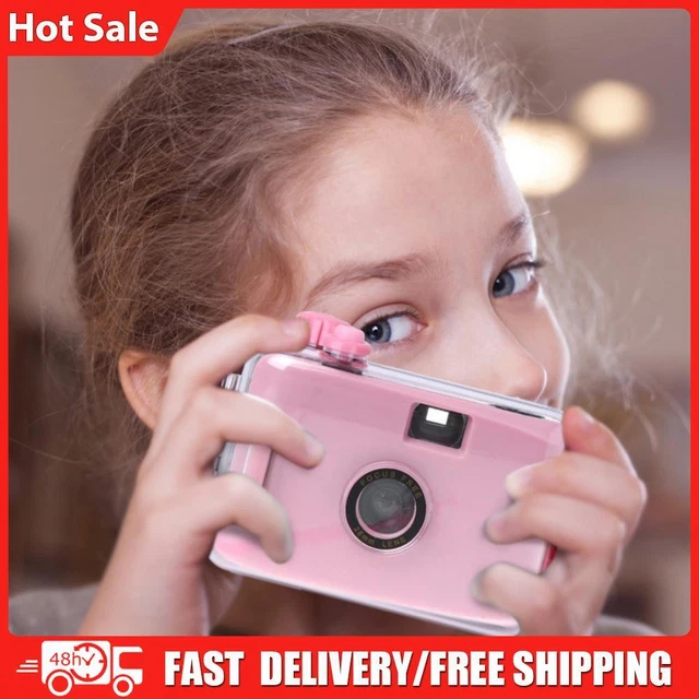 Kids Camera Non-disposable Waterproof Shockproof Film LOMO Camera Toys (B)