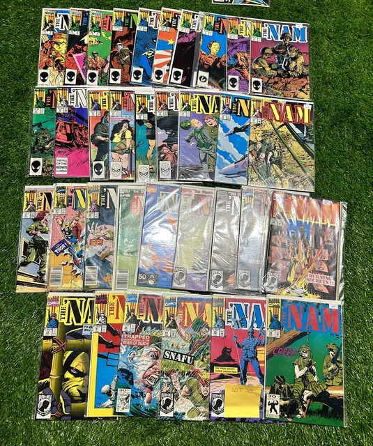 Vintage Comic Book Lot War Army the Nam