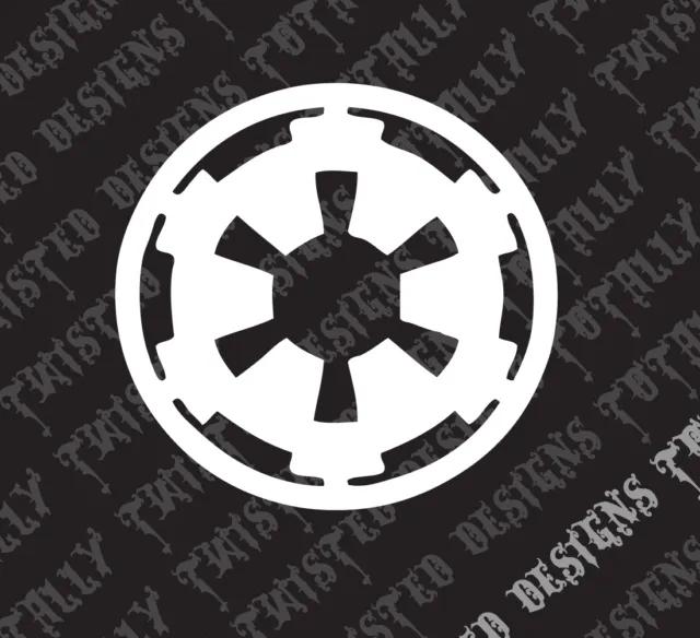 Star Wars galactic empire car truck vinyl decal sticker vader boba fett emperor