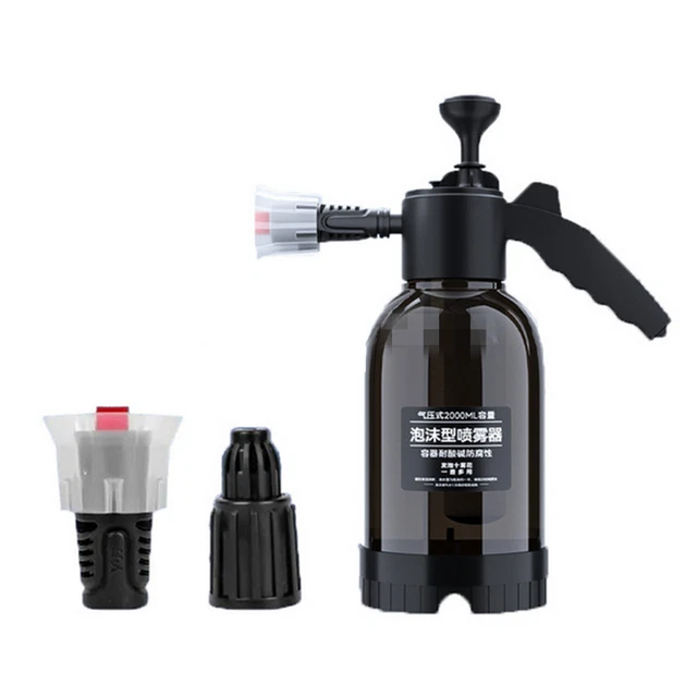 Hand Pump Foam Sprayer Home Garden Car Detailing Lance Pressure Washing Spray