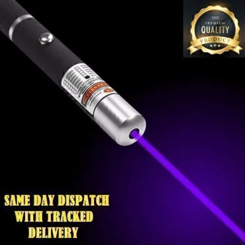 6Watt Blue Burning Laser Pointer Adjustable Visible Beam Dot Light High  Power