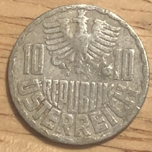 1957 Austria 🇦🇹 10 Groschen Coin Lot (Half Price 1st Class Postage) S2 2
