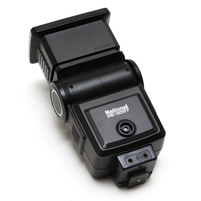 *MINT* National PE-3057 Electronic Flash JAPAN Nikon F3 FM2 FE2 Canon A-1 AE1 F1