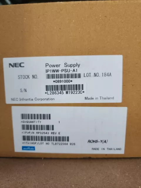 NEC ASPIRE IP1WW-PSU-A1 NG-150101-001 MPS2543 Power supply Tested
