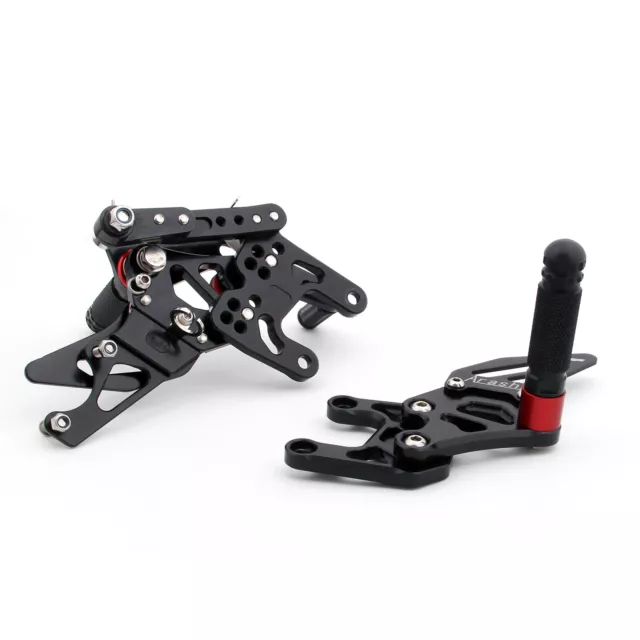 Rearset Rear set Foot pegs For Honda CBR1000RR 2008-2012 Black  AUS 3