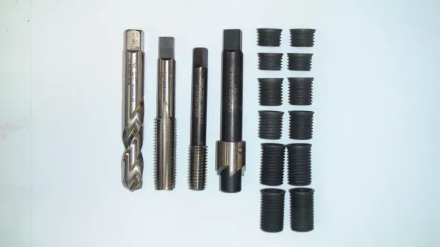Time Sert M12x1.75 Thread Repair Kit Tap Bore Drill W/ 10, 16.2 & 24 MM Inserts