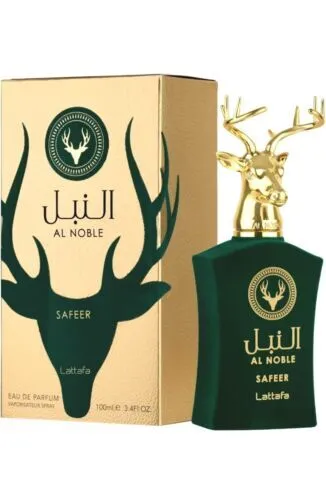 Al Noble Safeer Lattafa Eau De Perfume 100ml women and men Fragrance Gift musk