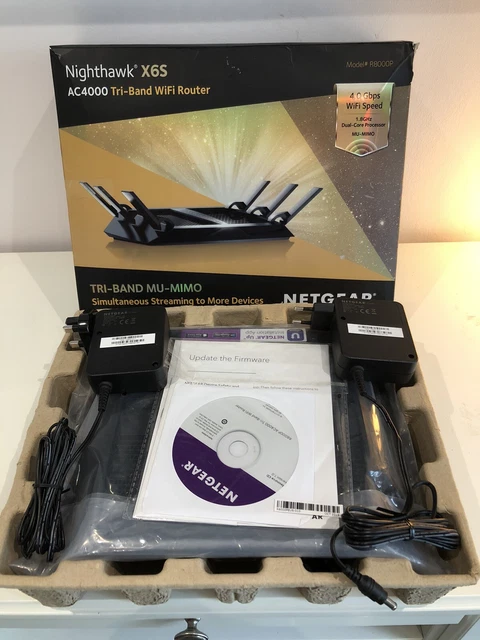 Nighthawk X6S AC4000 Tri-Band WiFi Router R8000P-BOXED 2