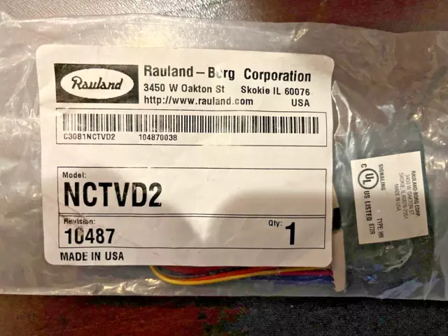 Rauland Borg Responder IV NCTVD2 TV Isolation Module