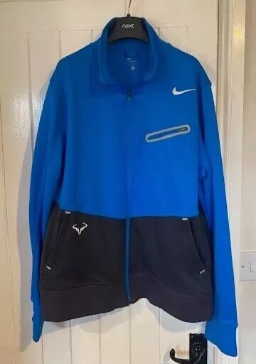 Nike Rafa Nadal 2011 French Open Warm-Up Jacket L - Blue