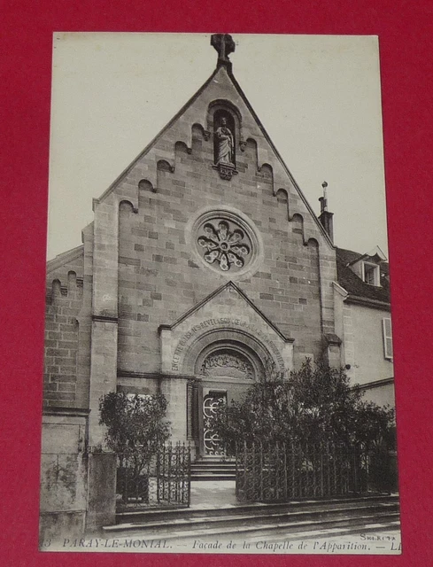 Cpa 1920-1930 France Saone & Loire 71 Paray-Le-Monial Chapelle De L'apparition