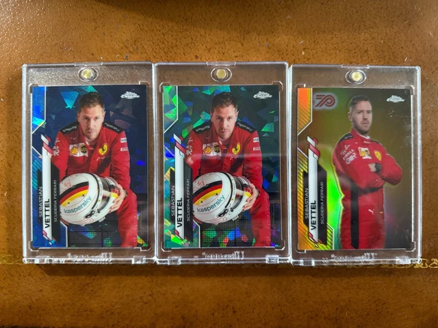 2020 TOPPS CHROME Sapphire F1 #3 Sebastian Vettel Rc Gold