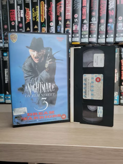 "A NIGHTMARE ON ELM STREET PART 3:DREAM WARRIORS" ex-rental Big Box No Mould