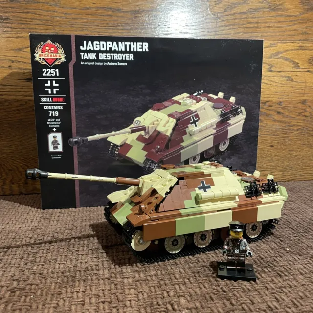 BRICKMANIA JAGDPANTHER TANK Destroyer WWII LEGO Kit WW2 $213.50 - PicClick