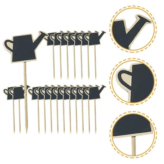 Stuzzicadenti Decorativi Con Etichette 50 Pezzi | Per Buffet, Dolci, Formaggi, Targhette Per Piante, Feste E Matrimoni