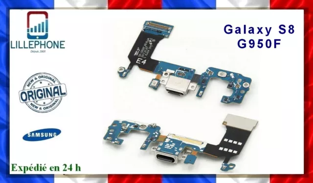 DOCK Connecteur de CHARGE GALAXY S8 SAMSUNG Micro Port USB Nappe G950F ORIGINAL