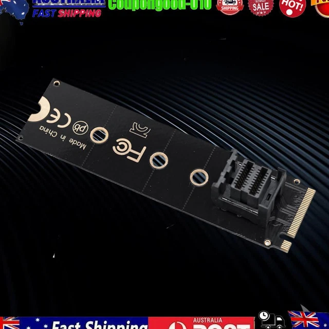 M.2 NVME To U.2 Converter Card Mkey PCIeX4 M.2 PCIe To SFF8643 (Vertical)