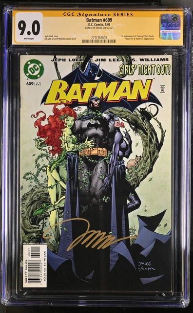 Batman #609 - Signed by Jim Lee - CGC SS 9.0