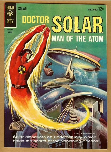 Doctor Solar Man of the Atom #7 F/VF 7.0 (1964 Gold Key) Jerry Bails Letter