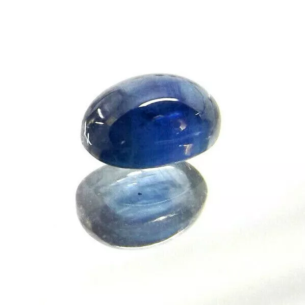 1x Saphir / Safir - Cabochon Oval Blau 7,0x5,1x3,5mm 1,41ct.  (2170)