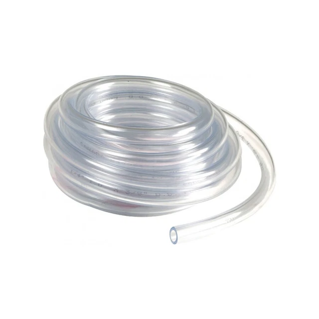 PVC-Schlauch Transparent – 10 M, Innen-Ø 12 Mm, Außen-Ø 15 Mm, Lebensmittelkonform Nach EU 10/2011, 1,3 Bar, -20°C Bis +65°C, Für Luft, Wasser & Lebensmittel