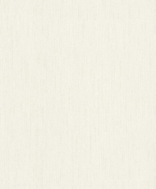 Rasch Tapete Rocknrolle 536119 Uni Unicolor de Rayas Blanco Papel Pared Pintado
