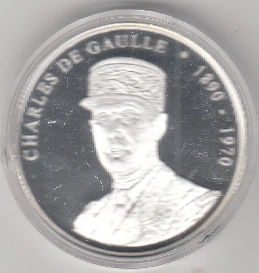 MONNAIE DE PARIS @ MEMORIAL DU GENERAL DE GAULLE @ 2002 @ EPUISE @ EPUISEE @ TOP