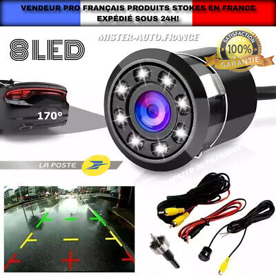 Caméra de recul universel led toutes marques de voiture de france en suivi 