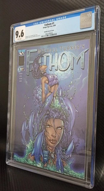 CGC 9.6 High Grade Image/Top Cow Comics Fathom #1-B Dolphin Variant Cover