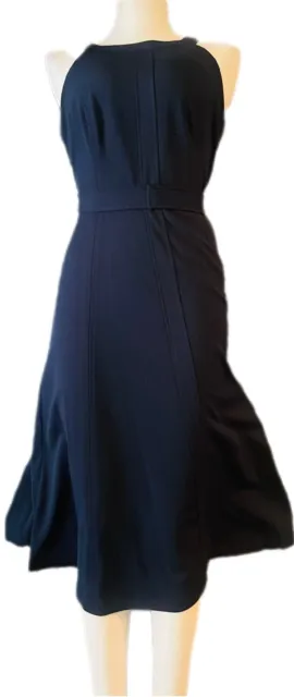 Tommy Hilfiger Woman Navy Blue Dress Fit & Flare Sleeveless Casual Formal Size 6